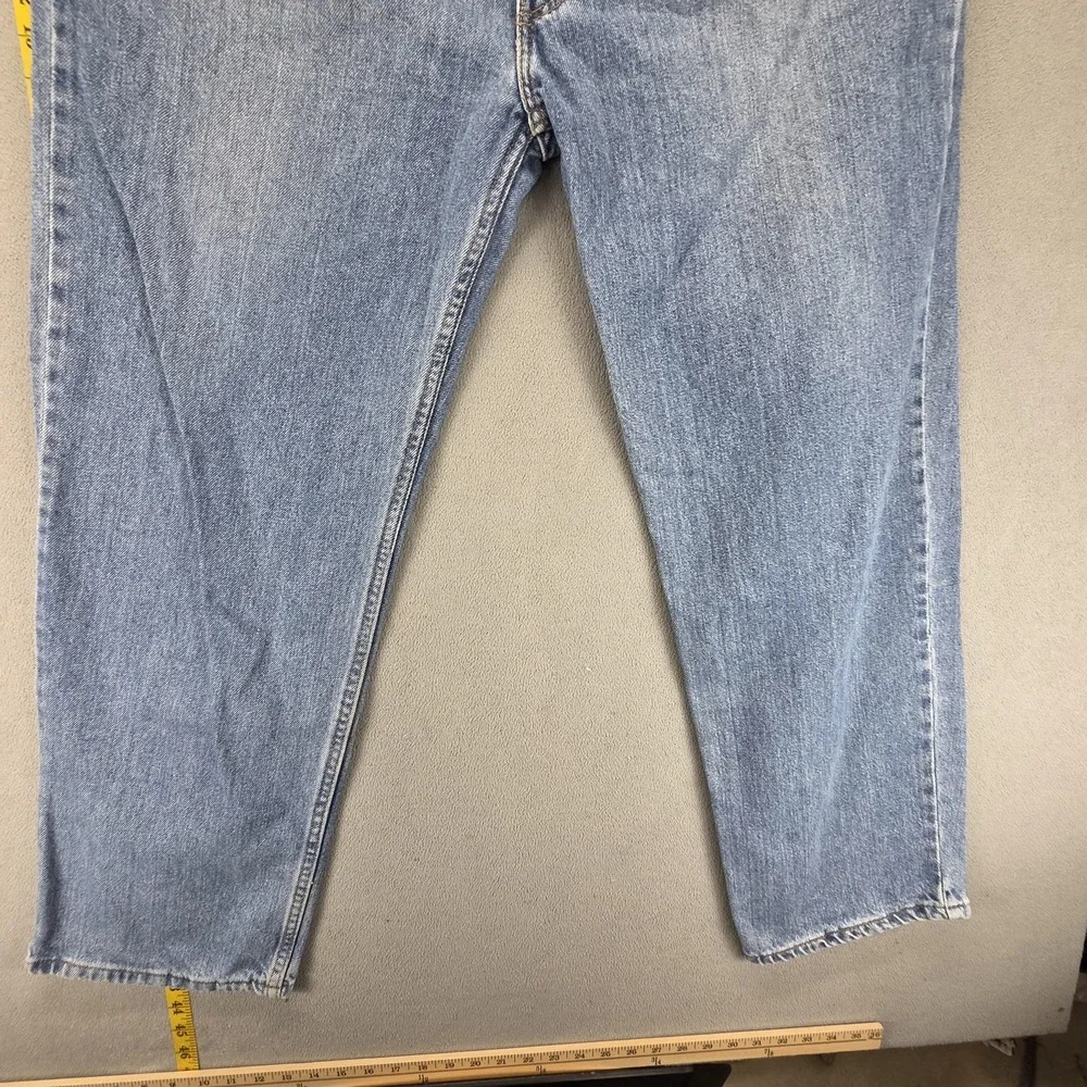 Levis‎ 550 Jeans Mens Blue Relaxed Light Wash Zip Fly Fits 38x30